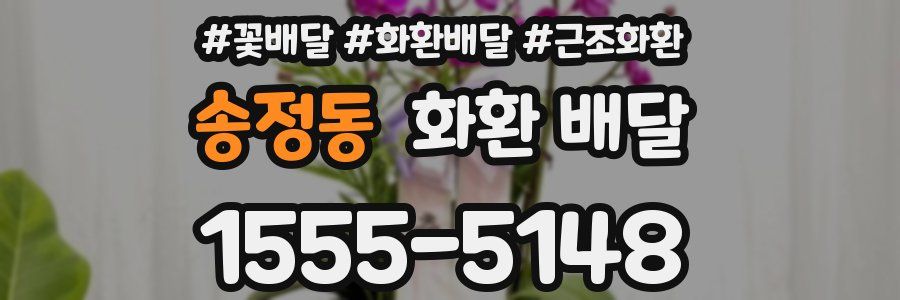 송정동 화환 배달