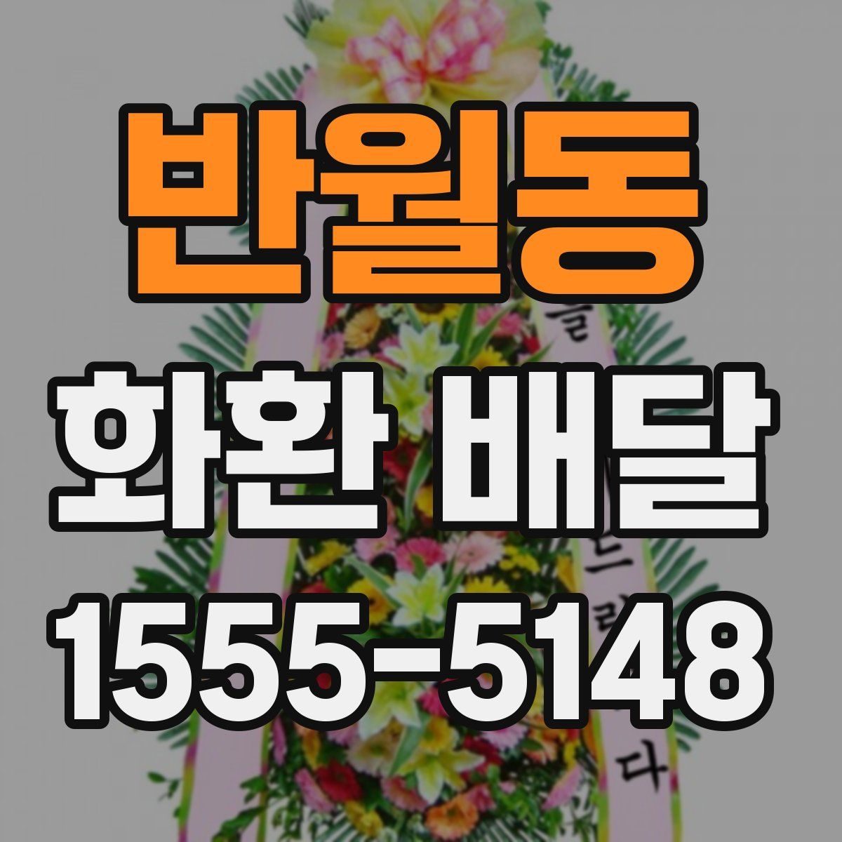 반월동 화환 배달