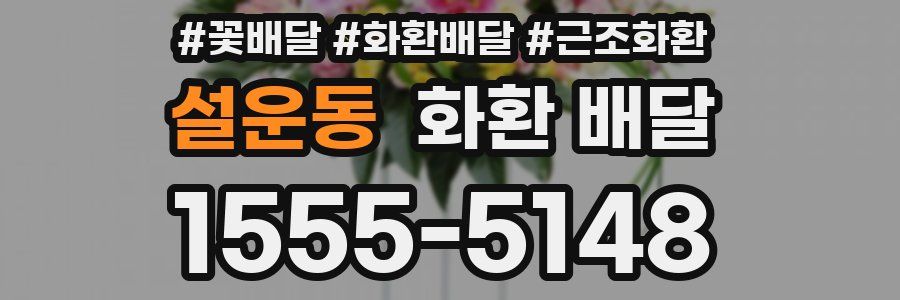 설운동 화환 배달