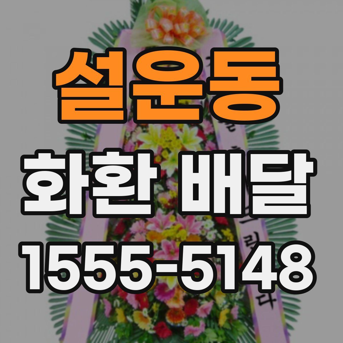설운동 화환 배달