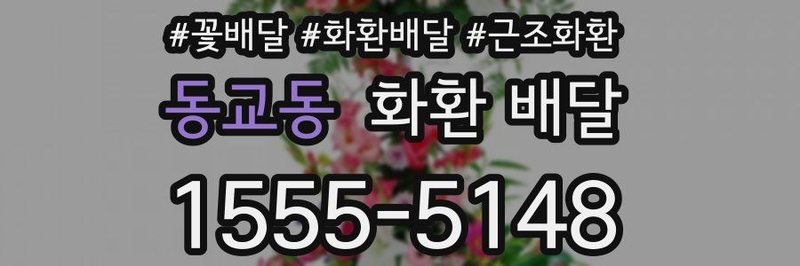 동교동 화환 배달