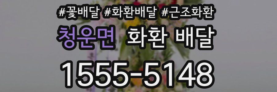 청운면 화환 배달