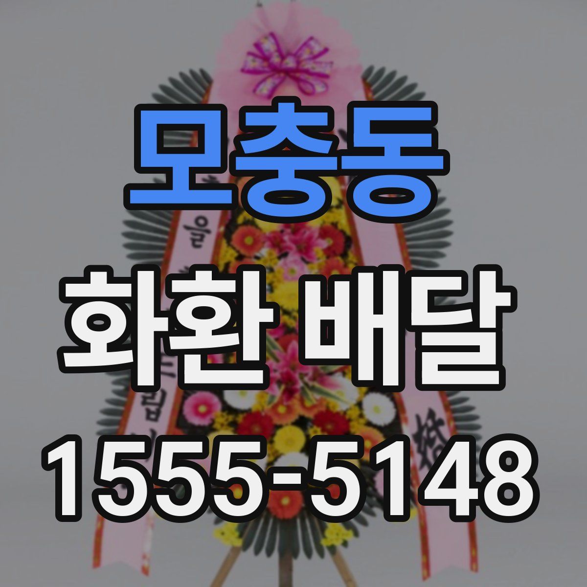 모충동 화환 배달