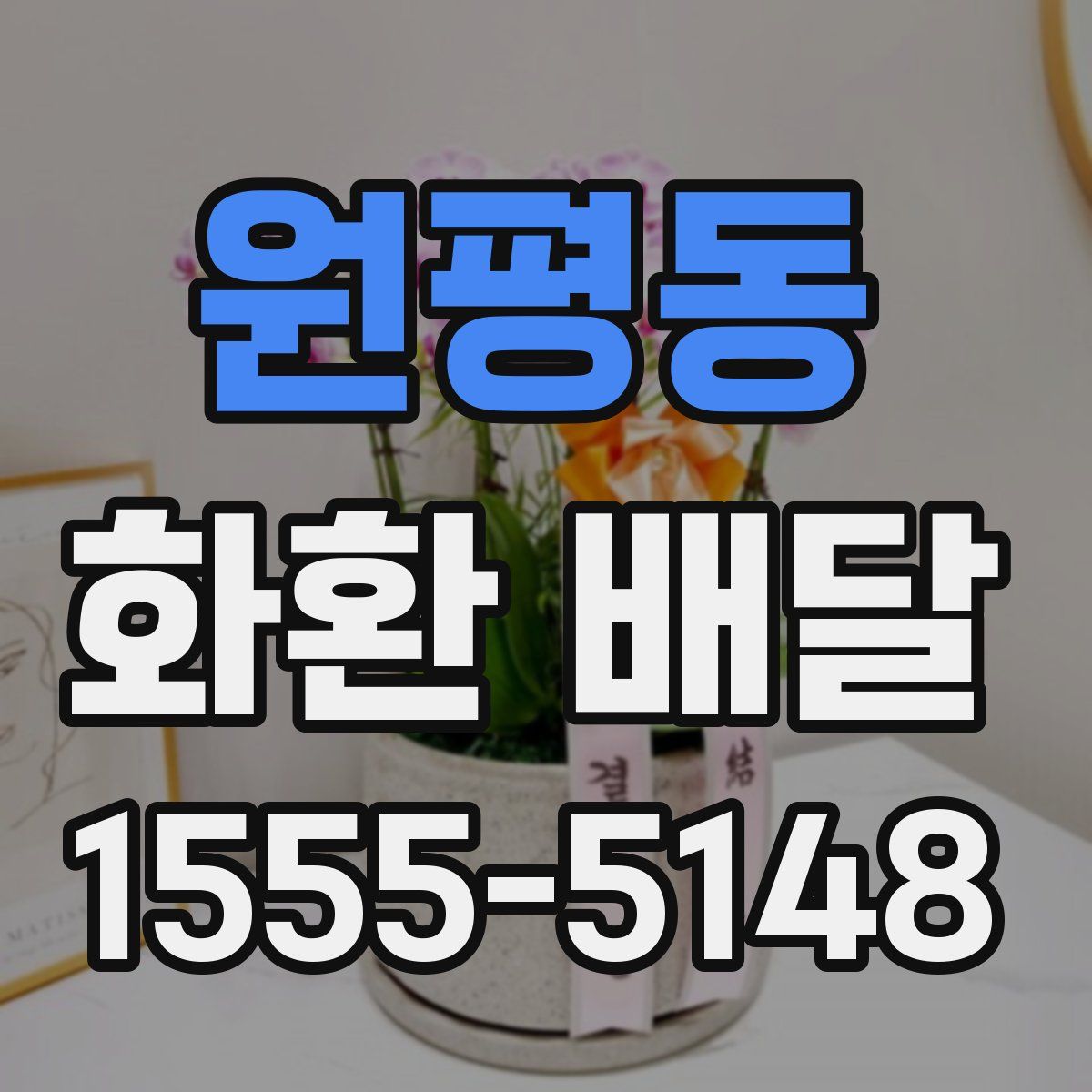 원평동 화환 배달