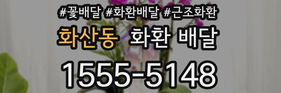 화산동 화환 배달