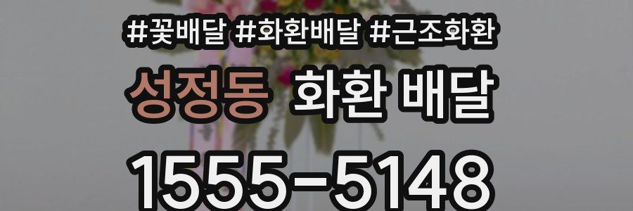 성정동 화환 배달