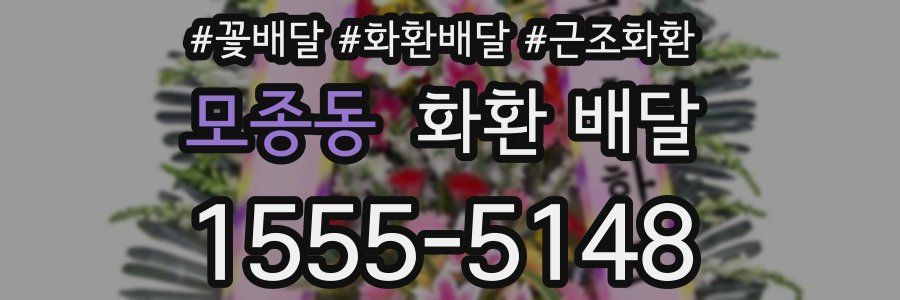 모종동 화환 배달