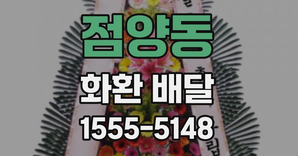 점양동 화환 배달