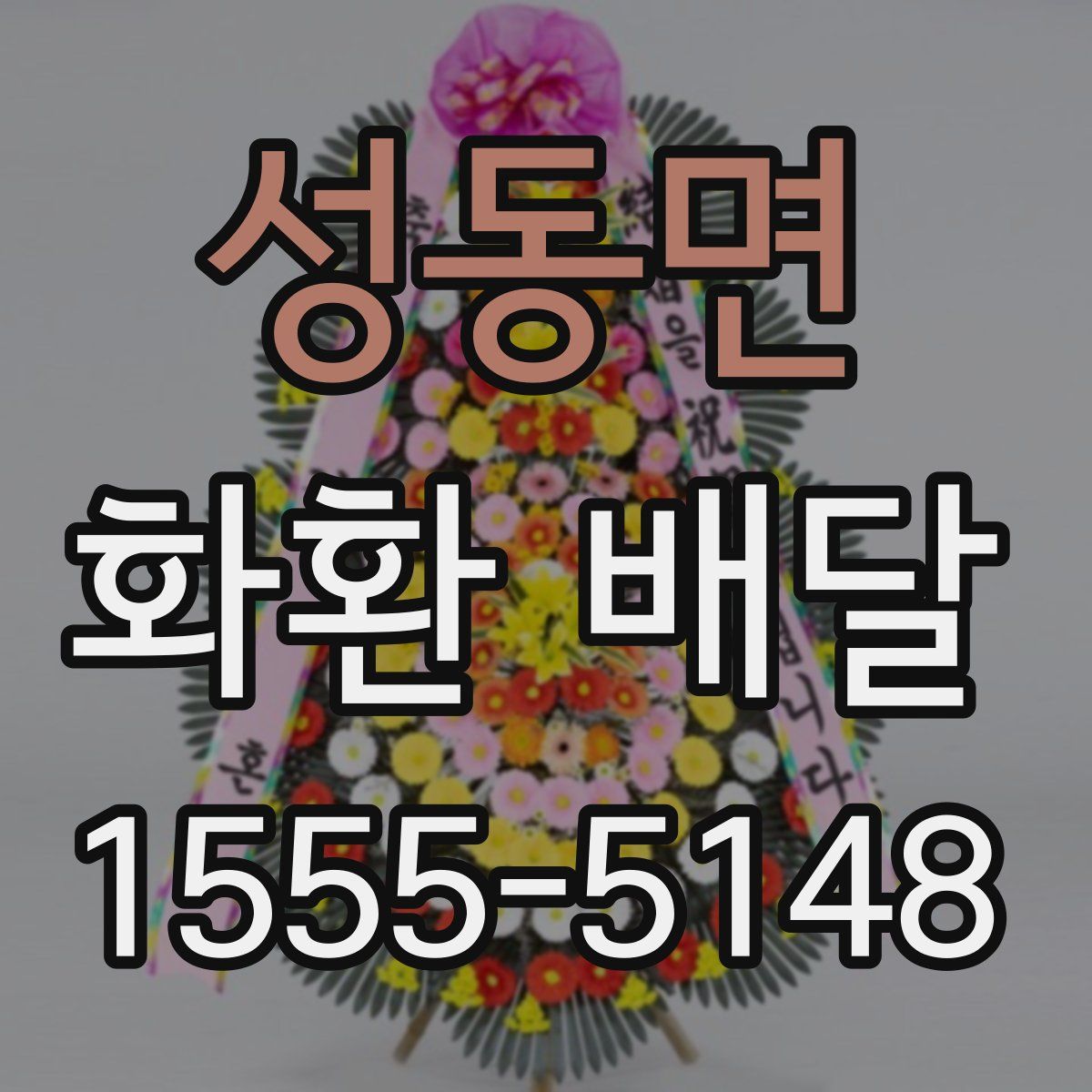 성동면 화환 배달