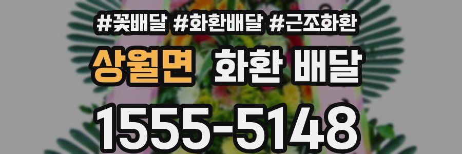 상월면 화환 배달