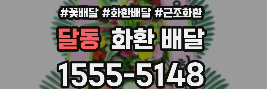 달동 화환 배달
