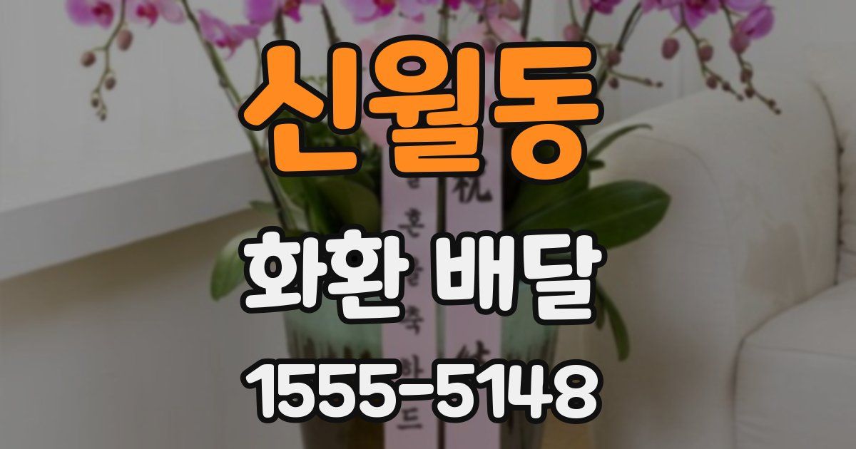 신월동 화환 배달
