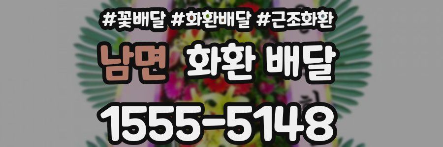 남면 화환 배달