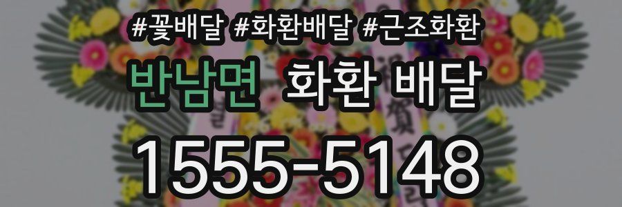 반남면 화환 배달