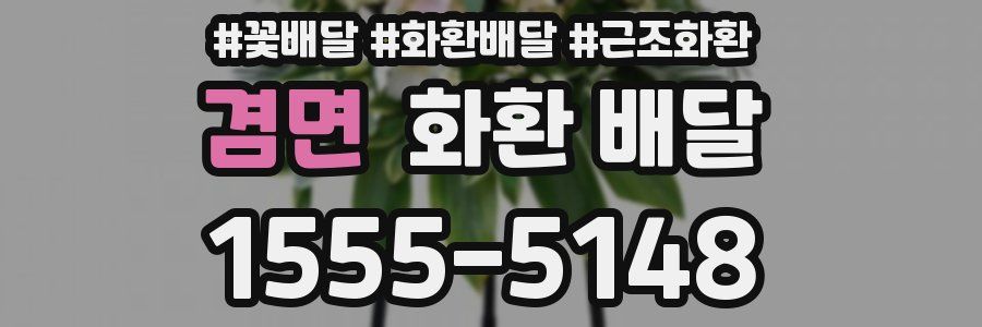 겸면 화환 배달
