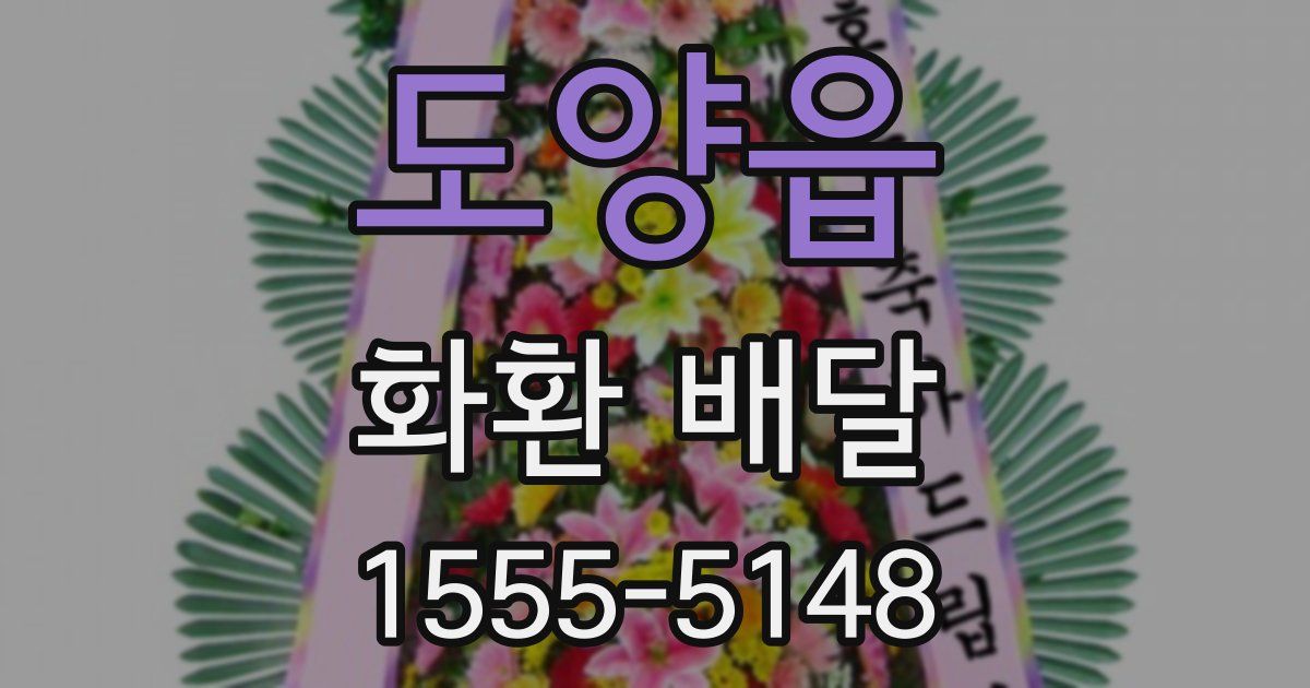 도양읍 화환 배달