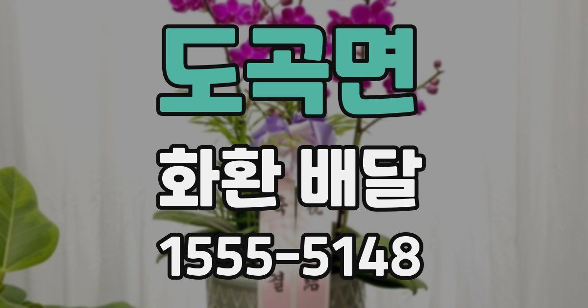 도곡면 화환 배달