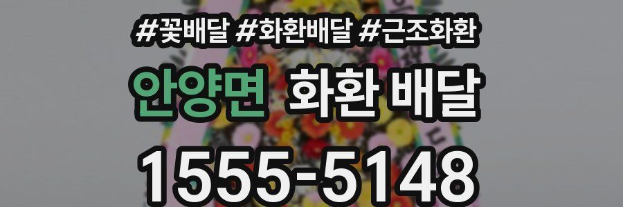 안양면 화환 배달