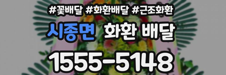 시종면 화환 배달