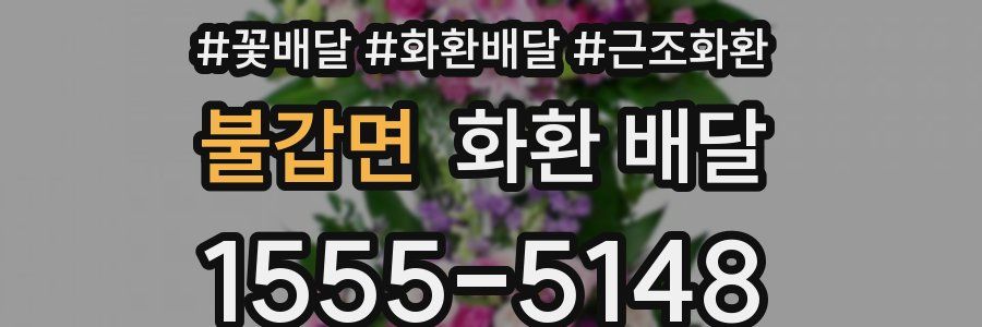 불갑면 화환 배달