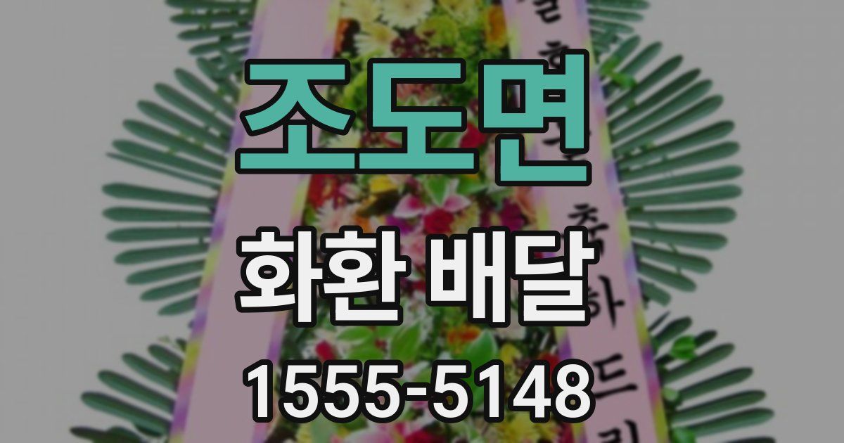 조도면 화환 배달