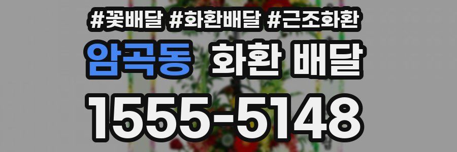 암곡동 화환 배달