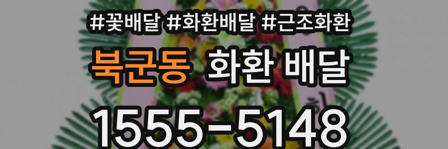 북군동 화환 배달