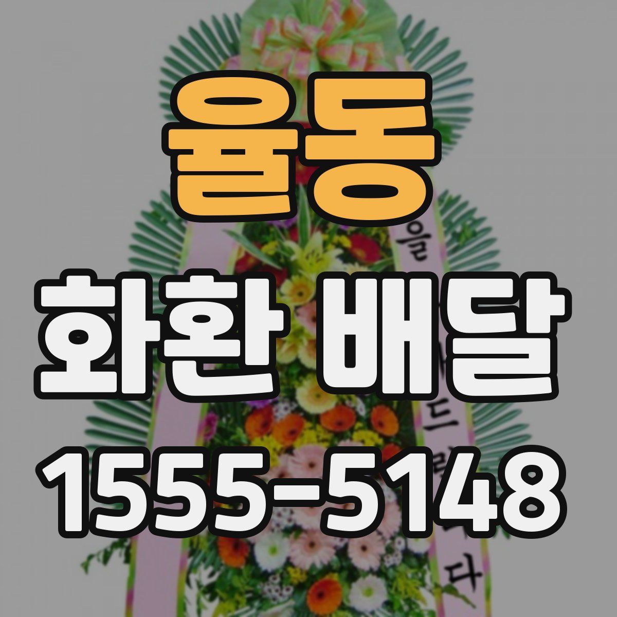 율동 화환 배달