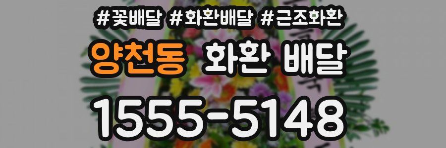 양천동 화환 배달