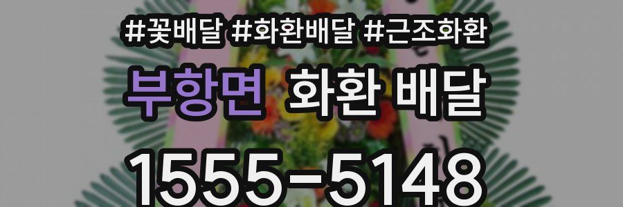 부항면 화환 배달