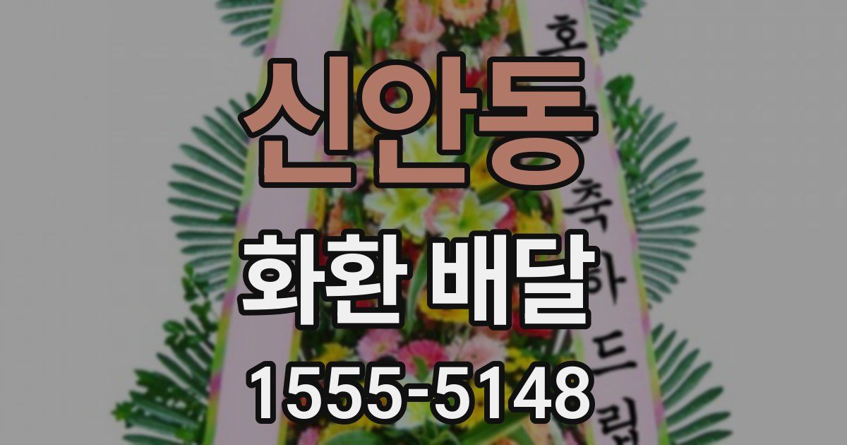 신안동 화환 배달