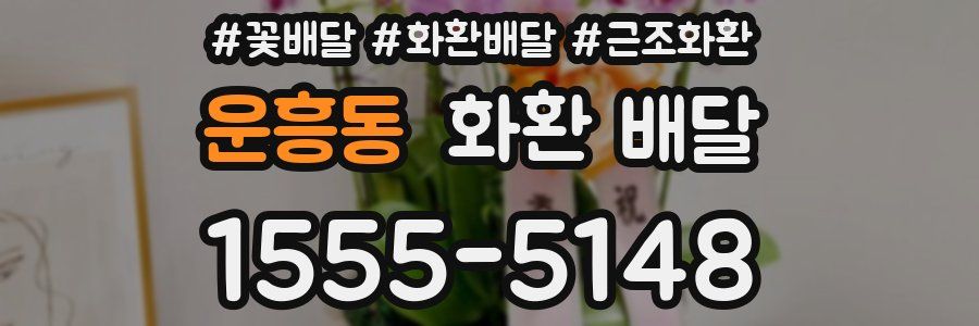 운흥동 화환 배달