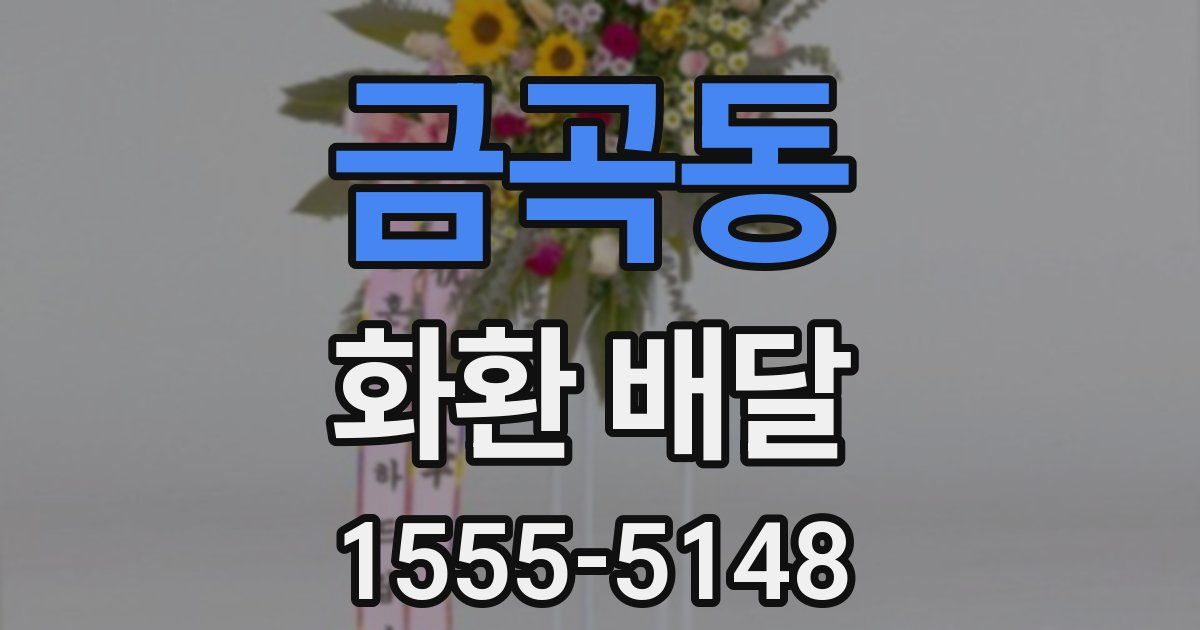 금곡동 화환 배달