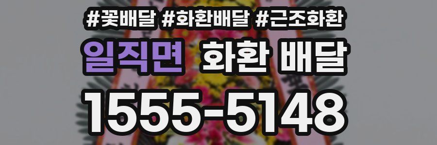 일직면 화환 배달