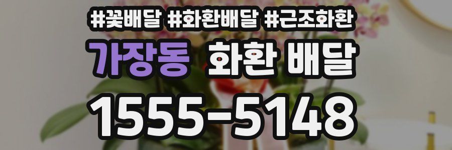 가장동 화환 배달