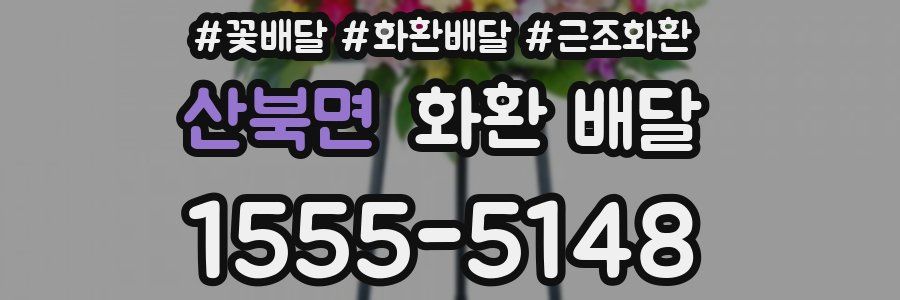 산북면 화환 배달