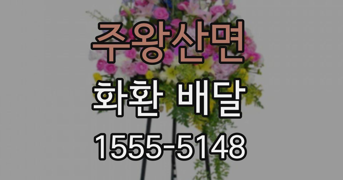 주왕산면 화환 배달