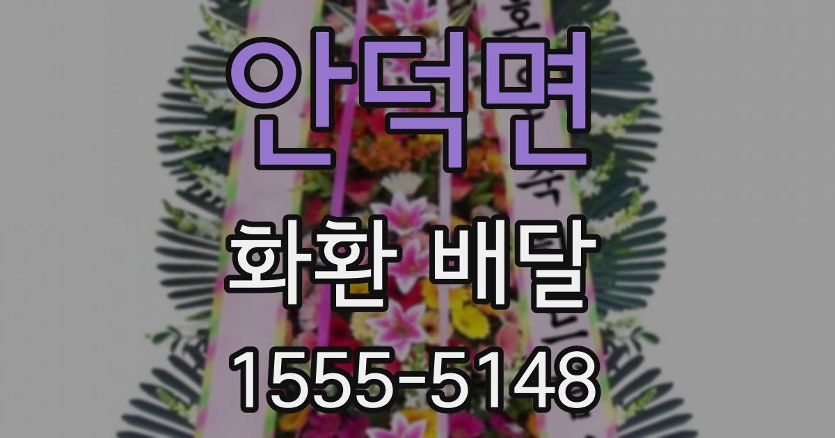 안덕면 화환 배달