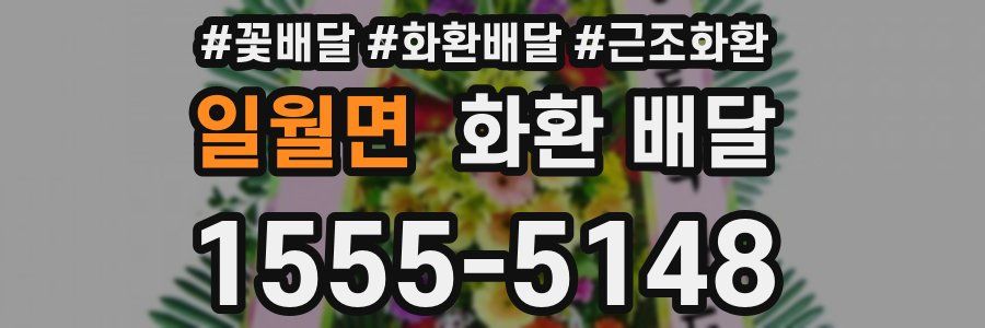 일월면 화환 배달