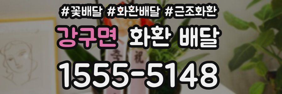 강구면 화환 배달