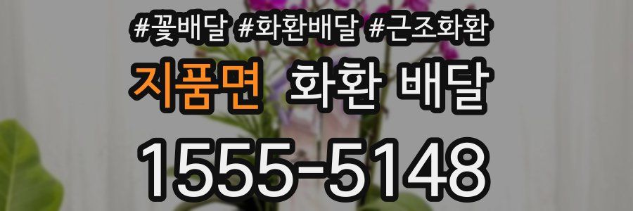 지품면 화환 배달