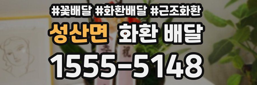 성산면 화환 배달