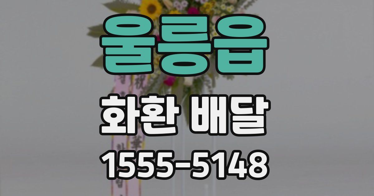 울릉읍 화환 배달