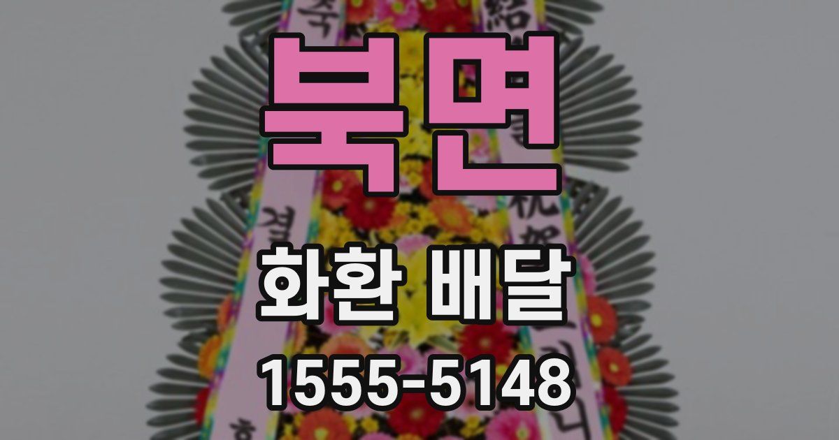 북면 화환 배달