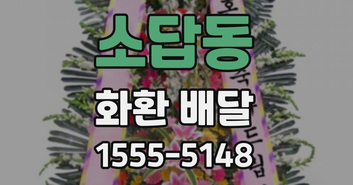 소답동 화환 배달