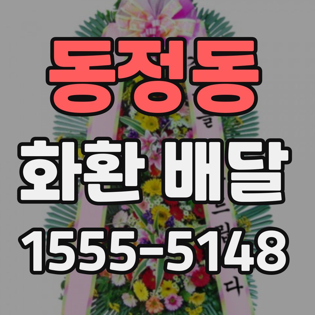 동정동 화환 배달
