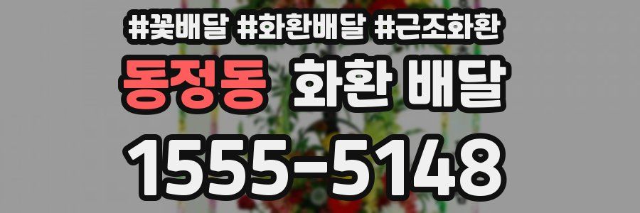 동정동 화환 배달