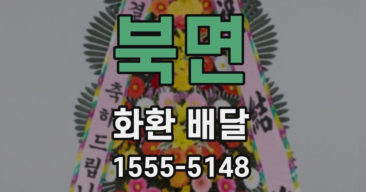 북면 화환 배달