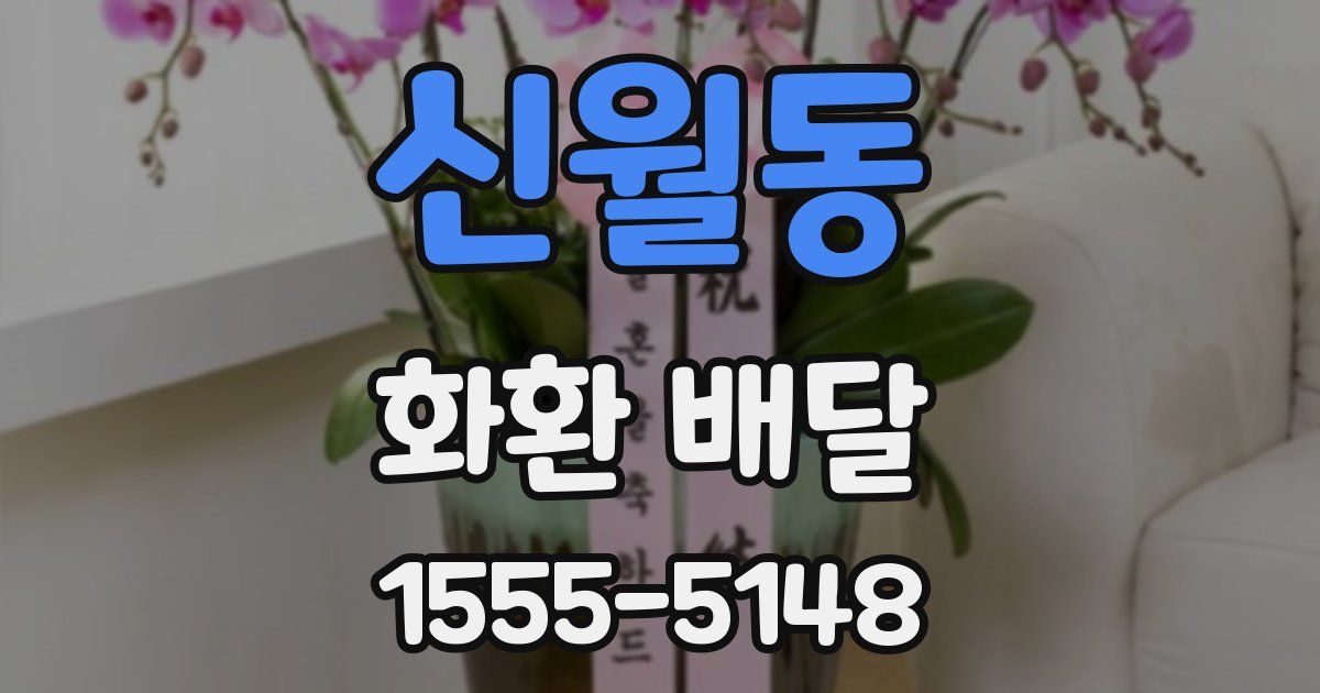 신월동 화환 배달