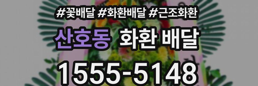산호동 화환 배달